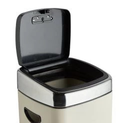 Habitat 30 Litre Square Touch Top Bin - Cream 8 Habitat 30 Litre Square Touch Top Bin - Cream -Home Furnishings Store 9212679 R Z003A