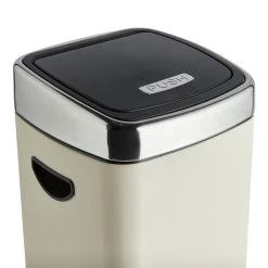 Habitat 30 Litre Square Touch Top Bin - Cream 9 Habitat 30 Litre Square Touch Top Bin - Cream -Home Furnishings Store 9212679 R Z004A