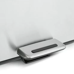 Habitat 30 Litre Modern Rectangular Bin - Silver -Home Furnishings Store 9212693 R Z003A