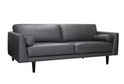 Habitat Jackson Leather 4 Seater Sofa - Grey -Home Furnishings Store 9303203 R Z004A