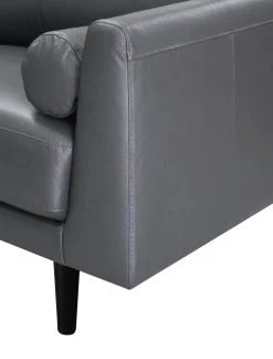 Habitat Jackson Leather 4 Seater Sofa - Grey -Home Furnishings Store 9303203 R Z006A