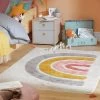 Habitat Kids Rainbow Tufted Flatweave Cotton Rug -120x170cm
