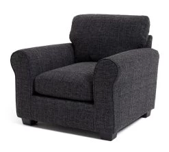 Habitat Lisbon Fabric Armchair - Charcoal -Home Furnishings Store 9362897 R Z002A