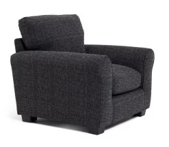 Habitat Lisbon Fabric Armchair - Charcoal -Home Furnishings Store 9362897 R Z004A