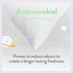 Slumberdown Anti Bacterial Soft Support Pillow - Toddler -Home Furnishings Store 9379426 R Z007A