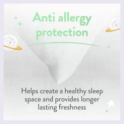 Slumberdown Anti Bacterial Soft Support Pillow - Toddler -Home Furnishings Store 9379426 R Z008A