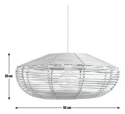 Habitat Mariana Rattan Pendant Shade - Bamboo -Home Furnishings Store 9404975 R E001