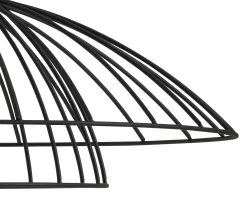 Habitat Kiso 2 Tier Wire Pendant Shade - Black -Home Furnishings Store 9406430 R Z002A