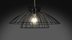 Habitat Kiso 2 Tier Wire Pendant Shade - Black -Home Furnishings Store 9406430 R Z002C