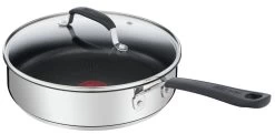 Tefal Jamie Oliver 25cm Non Stick Stainless Steel Saute Pan -Home Furnishings Store 9409217 R Z003A