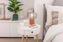 Habitat Pallas Cork Desk Lamp - Natural -Home Furnishings Store 9441189 R Z005C