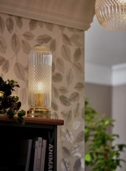 Habitat Perses Cut Glass Pill Touch Table Lamp -Home Furnishings Store 9448687 R Z002C