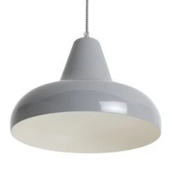 Habitat Aerial Spun Aluminium Pendant Light - Grey -Home Furnishings Store 9455209 R Z002A