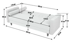 Habitat Preston Clic Clac Velvet Sofa Bed - Pink -Home Furnishings Store 9478255 R E001