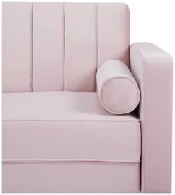 Habitat Preston Clic Clac Velvet Sofa Bed - Pink -Home Furnishings Store 9478255 R Z009A