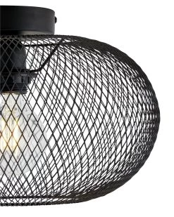 Habitat Tumba Mesh Flush To Ceiling Light - Black -Home Furnishings Store 9481156 R Z002A