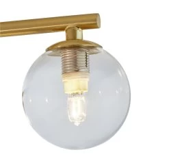 Habitat Chuck 4 Light Flush To Ceiling Light - Brushed Brass -Home Furnishings Store 9495111 R Z002A
