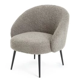 Habitat Ash Boucle Accent Chair - Grey -Home Furnishings Store 9515510 R Z002A