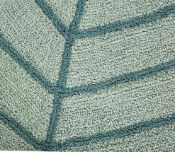 Habitat Kids Leaf Shaped Rug - Green - 80x110cm -Home Furnishings Store 9517367 R B001