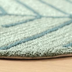 Habitat Kids Leaf Shaped Rug - Green - 80x110cm -Home Furnishings Store 9517367 R Z002C