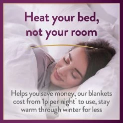 Slumberdown Perfectly Warm Luxury Electric Blanket-Double -Home Furnishings Store 9519767 R Z007A