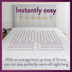 Slumberdown Perfectly Warm Luxury Electric Blanket-Double -Home Furnishings Store 9519767 R Z008A