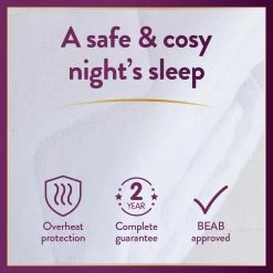 Slumberdown Perfectly Warm Luxury Electric Blanket-Double -Home Furnishings Store 9519767 R Z012A