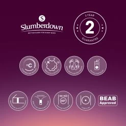 Slumberdown Perfectly Warm Luxury Electric Blanket-Double -Home Furnishings Store 9519767 R Z013A