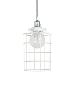 Habitat Cepheus Small Wire Shade - White -Home Furnishings Store 9521432 R Z002C