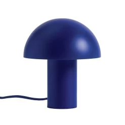 Habitat Ngami Mushroom Aluminium LED Touch Table Lamp - Blue -Home Furnishings Store 9521535 R Z007A