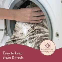 Dreamland Luxury Faux Fur Husky Heated Throw - Large -Home Furnishings Store 9522204 R Z005A