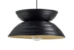 Habitat Hypnos Spun Bamboo 2 Tier Shade - Black