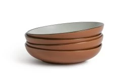 Habitat Speckle 4 Piece Stoneware Pasta Bowl - Rust -Home Furnishings Store 9526169 R Z002A