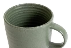 Habitat Textured Ripple Set Of 4 Mugs - Sage -Home Furnishings Store 9527261 R Z004A