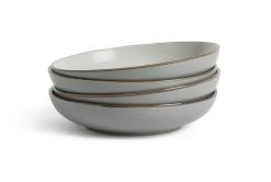 Habitat Speckle 4 Piece Stoneware Pasta Bowl - Grey -Home Furnishings Store 9533073 R Z002A