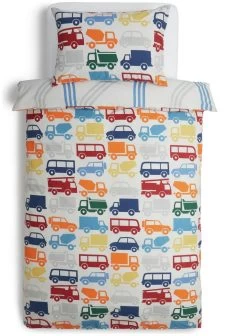 Habitat Kids Transport Multicolour Bedding Set - Single -Home Furnishings Store 9541429 R Z002A