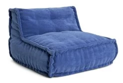 Kaikoo Estelle Quilted Bean Bag - Blue -Home Furnishings Store 9546527 R Z002A