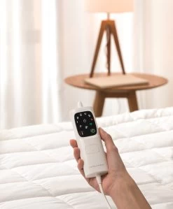 Dreamland Organic Cotton Warming Mattress Protector-Single -Home Furnishings Store 9560321 R Z011A