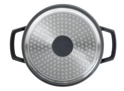 Habitat 2.4 Litre Aluminium Casserole Dish - Black -Home Furnishings Store 9561629 R Z004A