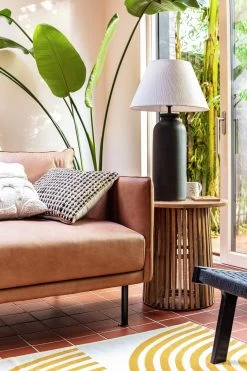 Habitat Hashi Ceramic Table Lamp - Black & Beige -Home Furnishings Store 9563603 R Z005C