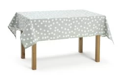 Habitat Spot Wipe Clean Tablecloth - Grey And White -Home Furnishings Store 9566710 R Z002A