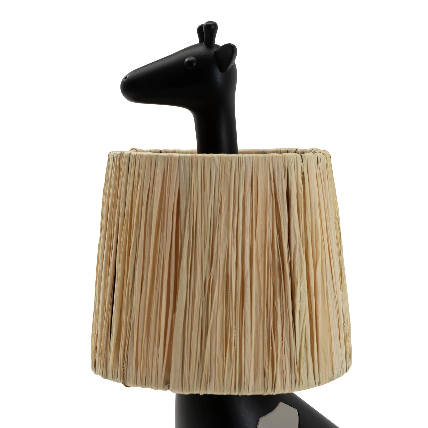 Habitat Kids Giraffe Rattan Table Lamp - Black 5 Habitat Kids Giraffe Rattan Table Lamp - Black - Image 5