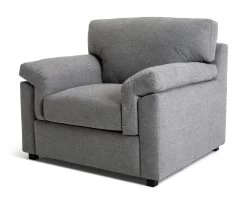 Habitat Florence Fabric Armchair - Grey -Home Furnishings Store 9574654 R Z002A