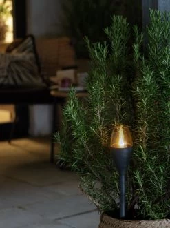 Habitat Mini Candle Effect Solar Stake Lights - Pack Of 6