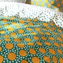 Habitat Sunburst Geo Green & Mustard Bedding Set - Single -Home Furnishings Store 9588042 R Z005A