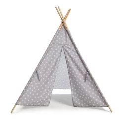 Habitat Kids Grey Stars Teepee Tent -Home Furnishings Store 9611005 R Z002A