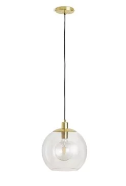 Habitat Coleman Metal Pendant Light - Gold -Home Furnishings Store 9612420 R Z001C