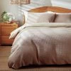 Habitat Cotton Waffle Plain Neutral Bedding Set - Single