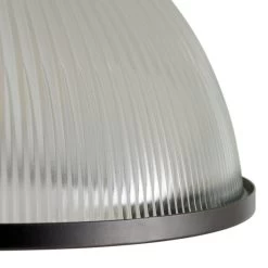 Habitat Eumee Pressed Glass Flush To Ceiling Light - Clear -Home Furnishings Store 9628672 R Z002A