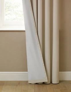 Habitat Blackout Eyelet Curtain - Cream -Home Furnishings Store 9642335 R Z004C